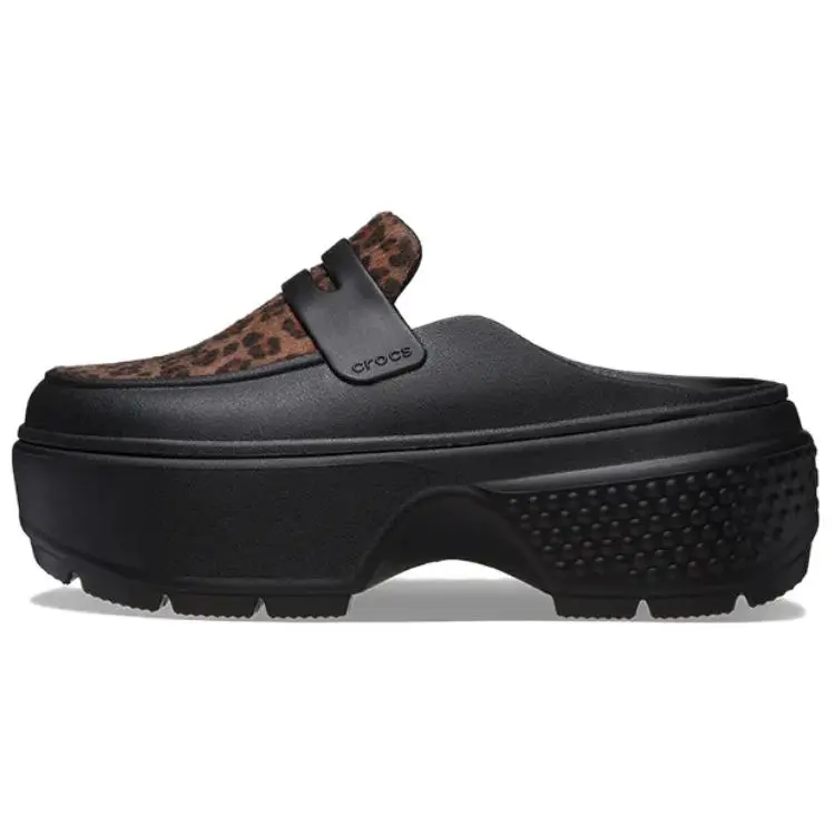 Crocs Abrasion Resistant Closed Toe Slippers Women's Black