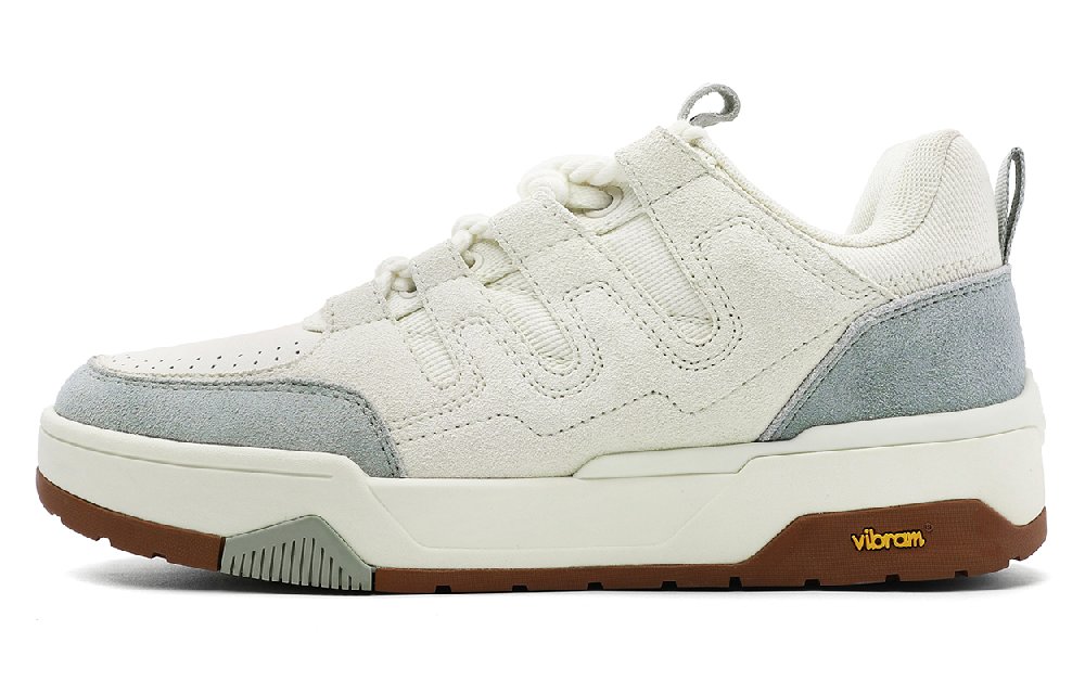 Dickies Low-Top Skateboard Shoes Men's White Gray