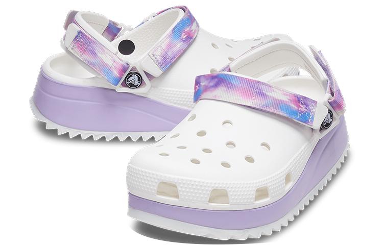 Crocs Classic Casual Unisex White Purple Sandals 'White Purple' купить в интернет-магазине Yoocart с быстрой доставкой по России.
