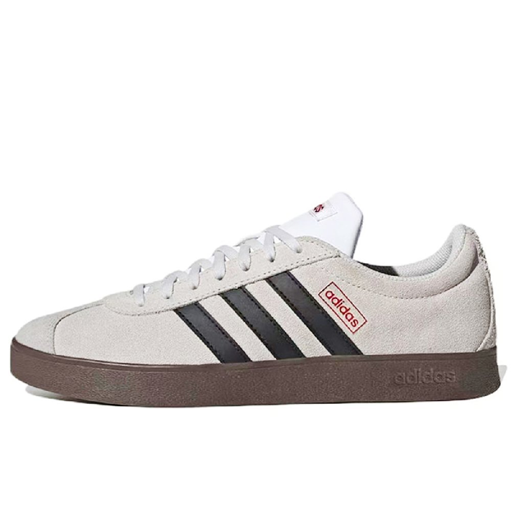 Adidas Neo VL Court Lifestyle Slip Resistant Cushioning Abrasion Resistant Low Top Skateboard Shoes Unisex Pink