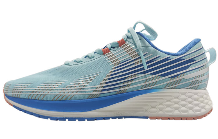 LiNing Red Hare 4 Shock Absorbers Slip Resistant, Abrasion Resistant, Breathable Low Top Running Shoes Men's Light Blue
