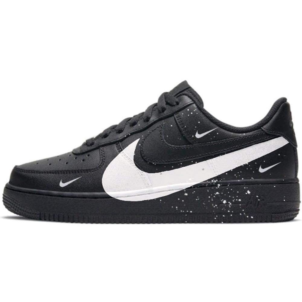 Nike Air Force 1 Skateboard Shoes Unisex Low top Black White