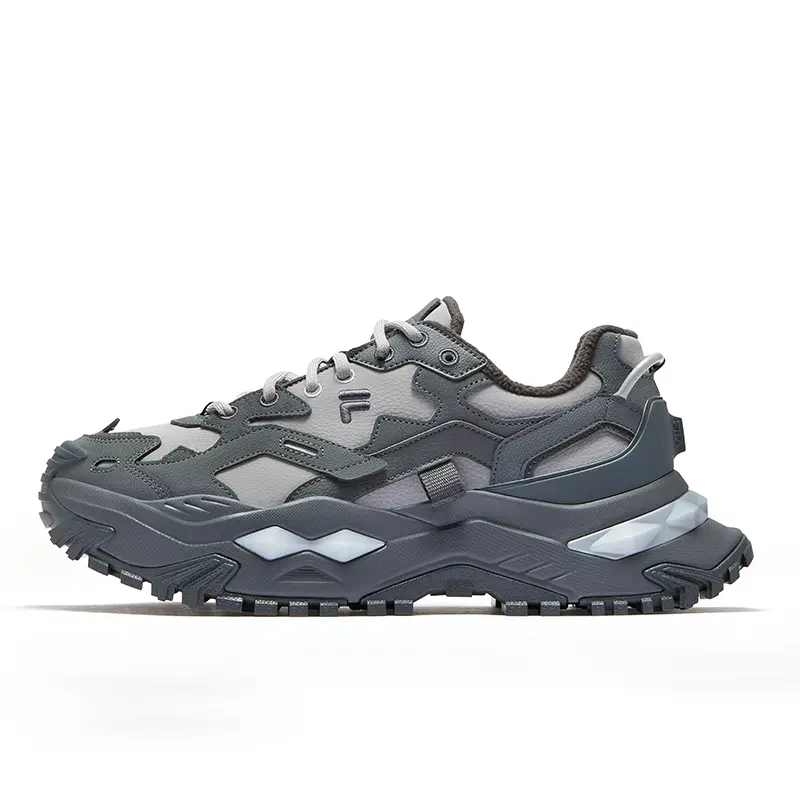 FILA FUSION BIANCO WE Height Increasing Thermal Chunky Sneakers Men's Shadow Black Gray