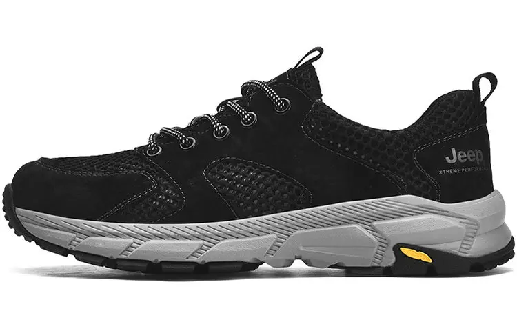 Jeep Low-Top Sports Casual Shoes Men's Black