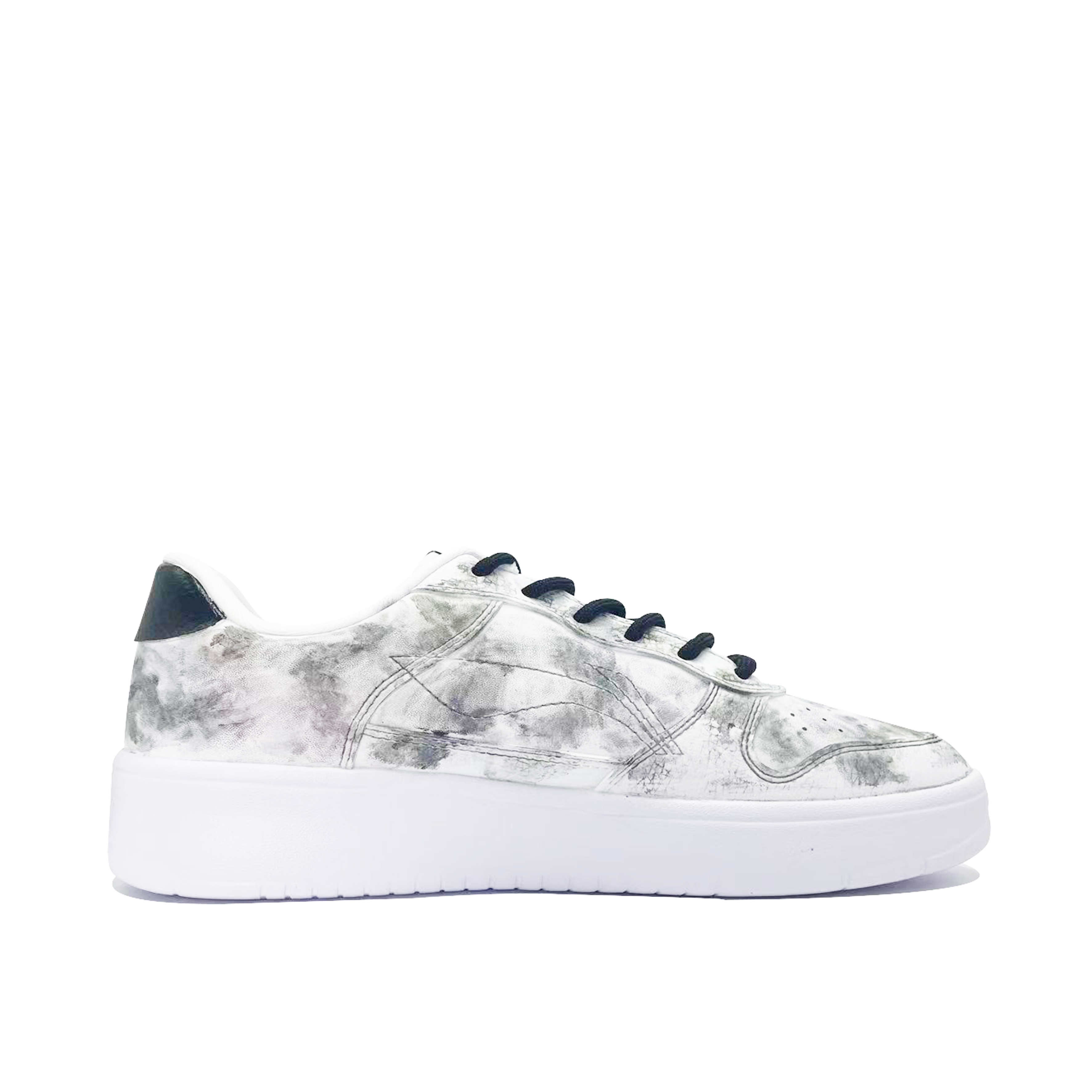 LiNing Pontoon Boats Abrasion Resistant Breathable Height Increasing Low top Skateboard Shoes Men's Black White