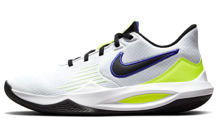 Nike Precision 5 White Barely Volt