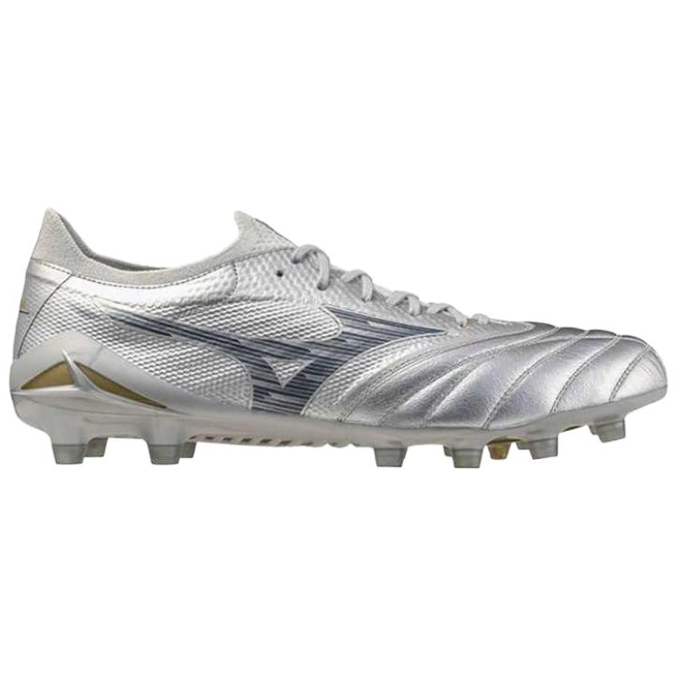 Mizuno Morelia Neo 4 Cushioned Slip Resistant Abrasion Resistant Soccer Shoes Men's Silver купить в интернет-магазине Yoocart с быстрой доставкой по России.