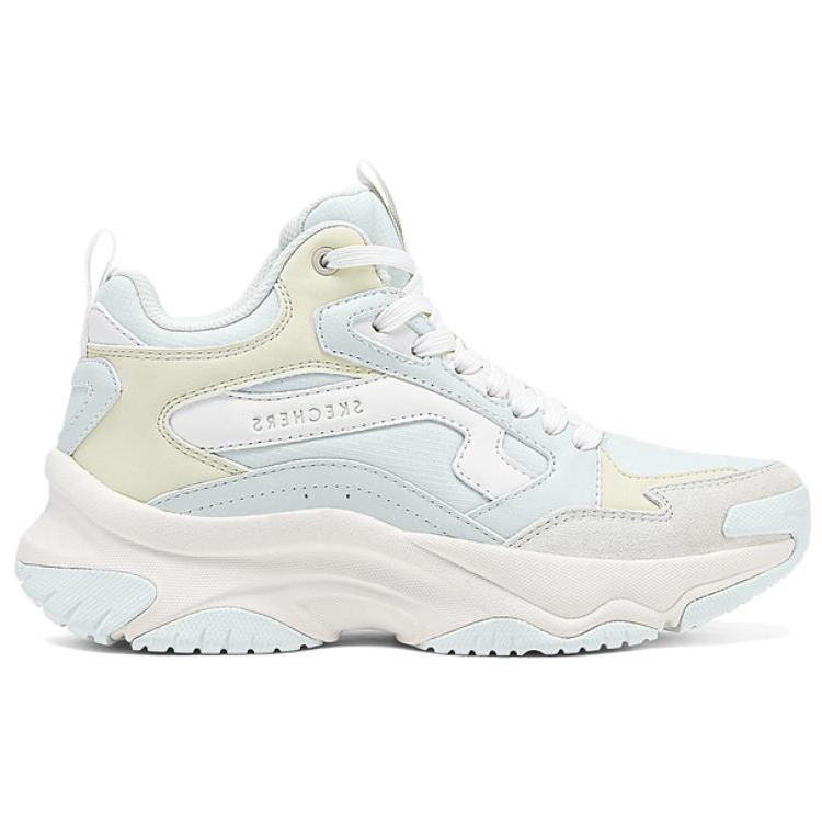 Skechers Mid Top Casual Shoes Women's Light Gray Blue