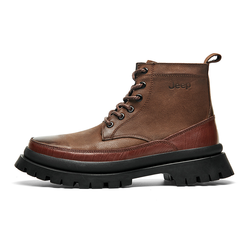 Jeep Crew Martin Boot Men's Dark Brown