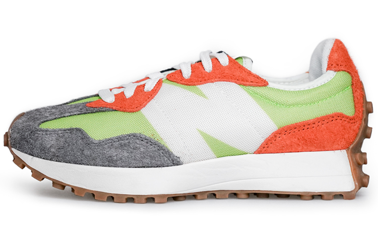 New Balance 327 Lime Green Red Grey