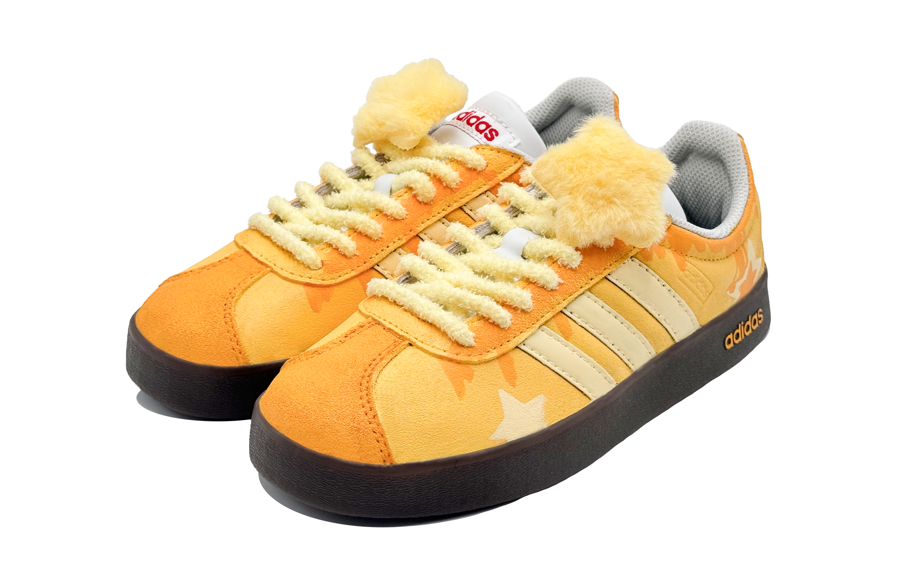 Adidas VL COURT 2.0 Lifestyle Star Dream Soft Footwear Abrasion Resistant Low top Skateboard Shoes Women's Orange купить в интернет-магазине Yoocart с быстрой доставкой по России.