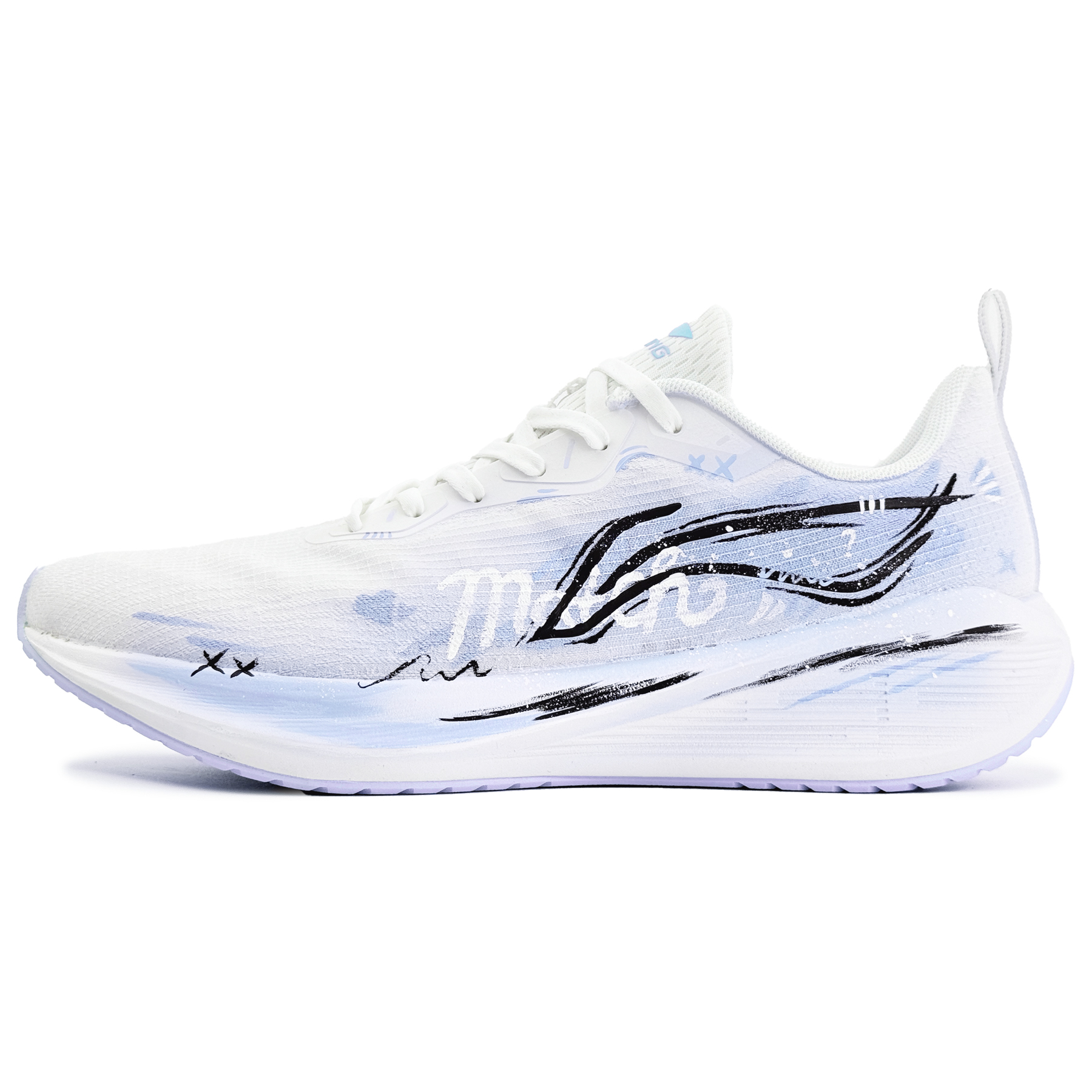 LiNing Wuyue Shock Absorbers Rebound Low top Casual Running Shoes Women's Light Purple