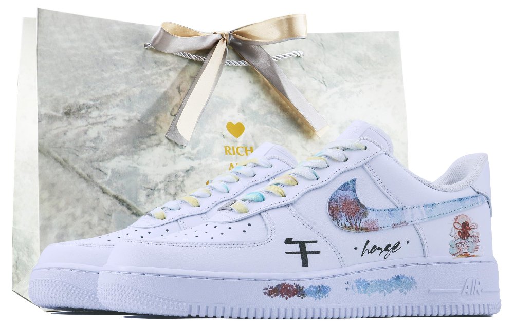 Nike Air Force 1 SDS Horse Thermal Coverage And Quick Dry Low Top Skateboard Shoes Men's White