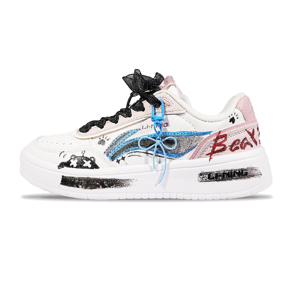 LINING Su Skateboard Shoes Women's Low top Blue/Black