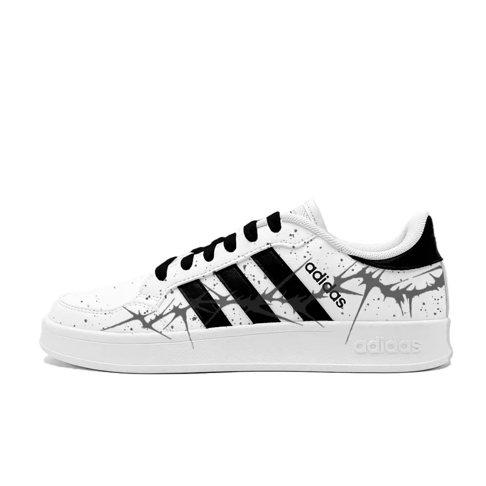 Adidas Neo Breaknet Thorn Cushioning, Wear Resistant Low top Skateboard Shoes Men's Gray