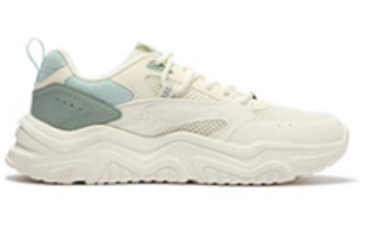 361° Wear-resistant And Lightweight Low-Top Casual Shoes Women's White Green
