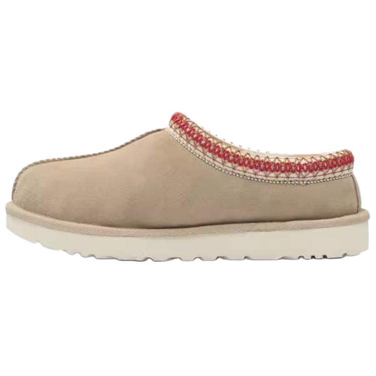 UGG Rubber Sole Abrasion Resistant Closed Toe Slippers Women's Beige
