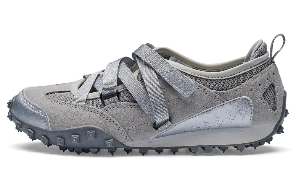 Kappa Urban Sports Back to Back Wear resistant And Lightweight Low top Casual Shoes Women's Gray