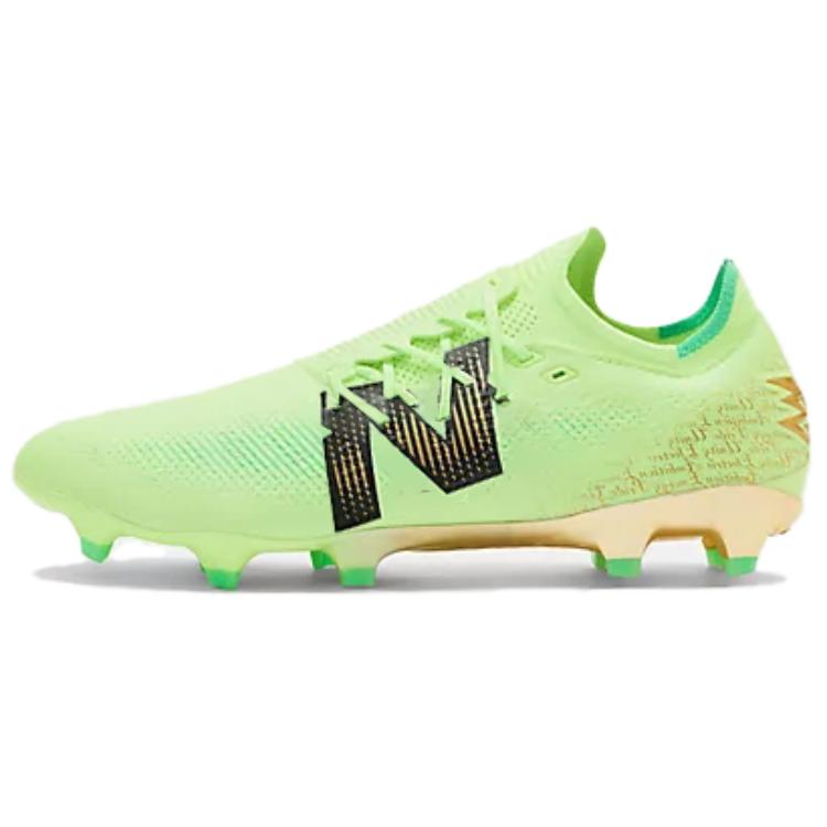 New Balance Furon V7 FG Firm Ground Firm Ground Anti Slip Wear Resistant Soccer Shoes Men's Green