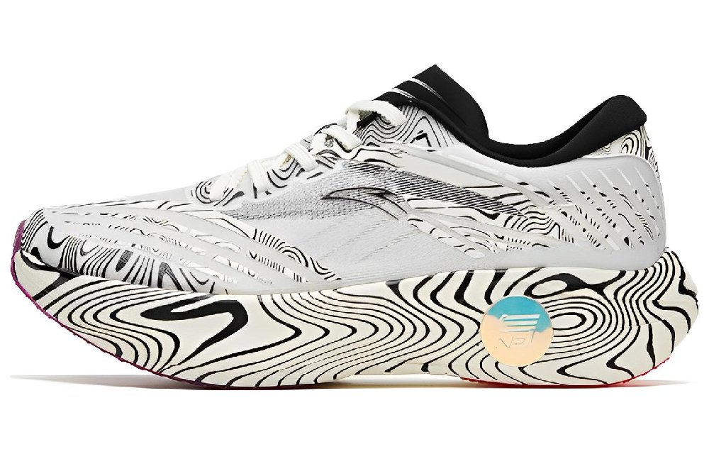 Anta C202 GT Pro Slip Resistant Abrasion Resistant Low top Running Shoes Men's White Black