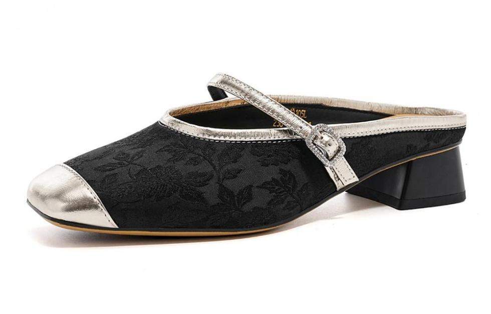 EBLAN Wrap-toe Slippers Women's Black купить в интернет-магазине Yoocart с быстрой доставкой по России.