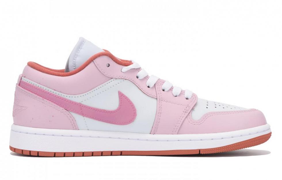 Jordan Air Jordan 1 Slip-Resistant Coverage Low-Top Vintage Basketball Shoes Women's Pink купить в интернет-магазине Yoocart с быстрой доставкой по России.