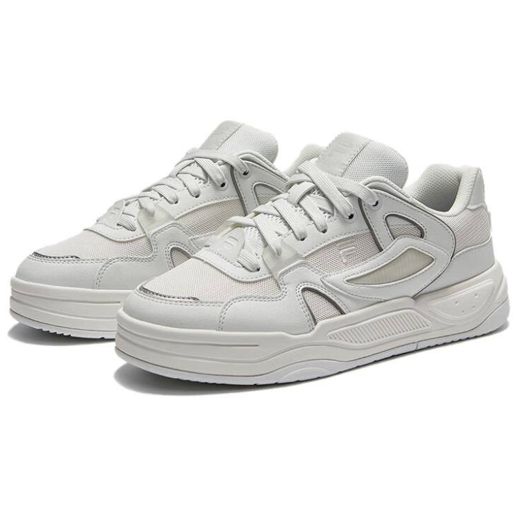 FILA FUSION BANK II Low Top Skateboard Shoes Women's White Blue