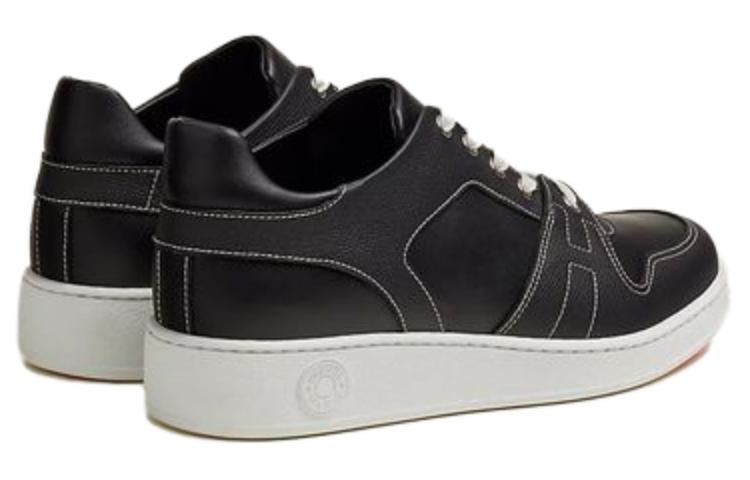 HERMES Low Top Stylish Skateboarding Shoes Men's Black