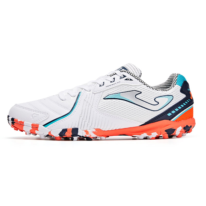 Joma TF Rubber Broken Studs Artificial Ground Soccer Shoes Men's White Orange