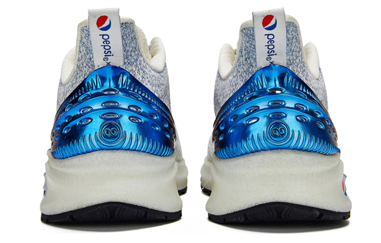 361° Lightweight Breathable And Rebound Low-Top Casual Shoes Women's White Blue
