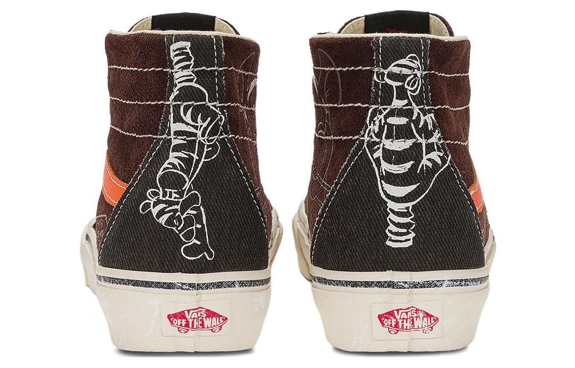 Vans SK8 Hi Tapered X Disney Tiger 'Brown Orange' купить в интернет-магазине Yoocart с быстрой доставкой по России.