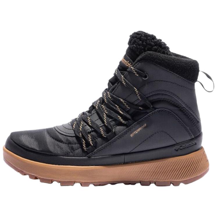 Columbia Red Hills OMNI HEAT Anti Slip Wear Resistant High Top Hiking Shoes Women's Black