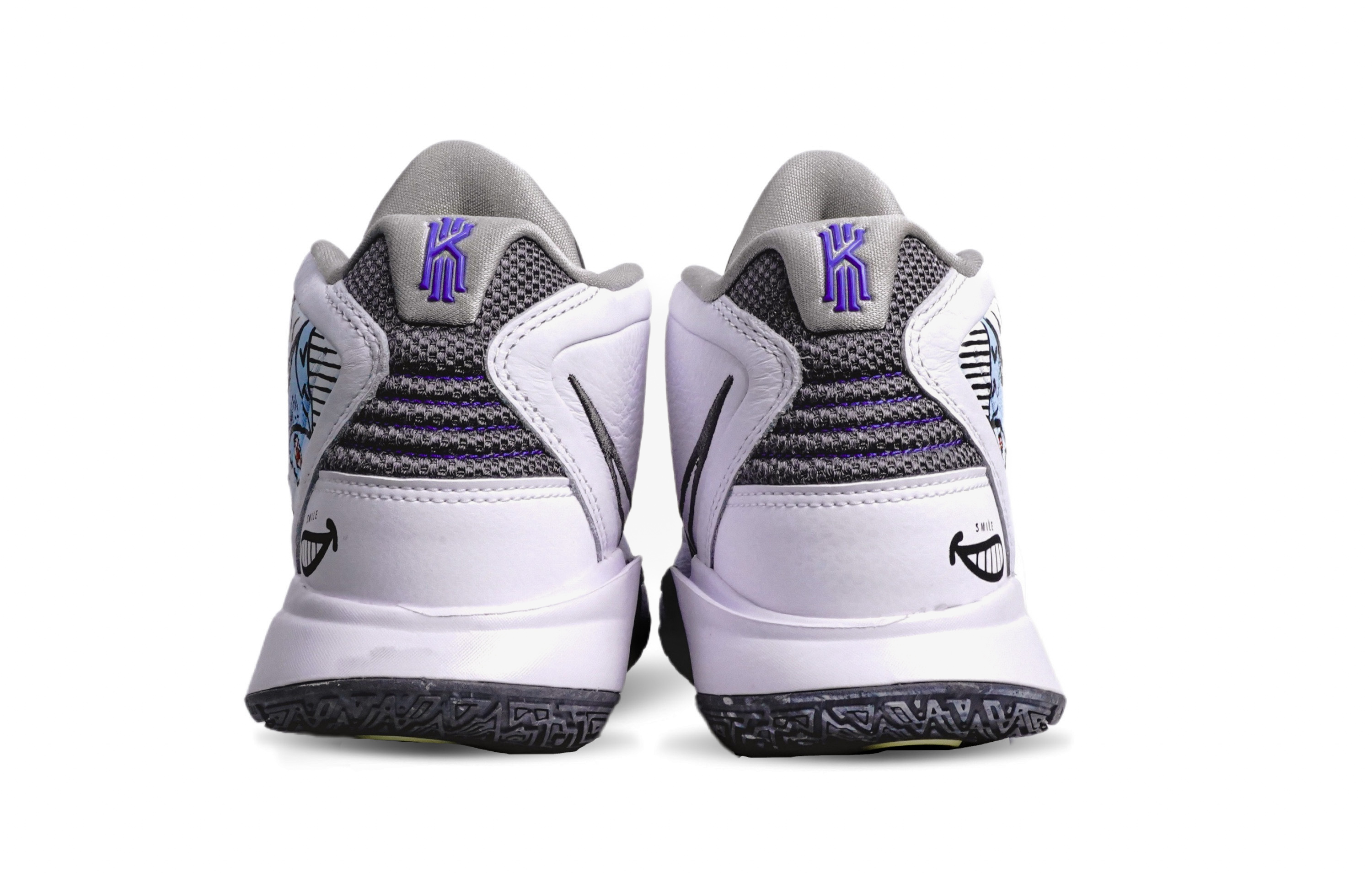 Nike Kyrie 8 Infinity Cushioning Anti-Slip And Wear-Resistant Mid-Top Basketball Shoes Unisex White Blue купить в интернет-магазине Yoocart с быстрой доставкой по России.