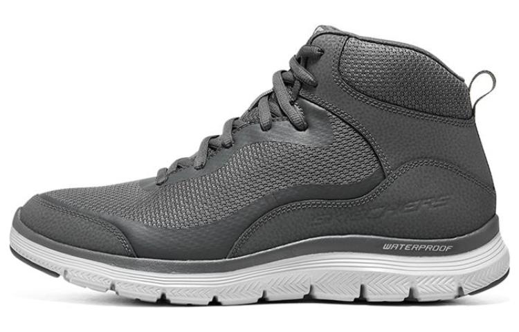 Skechers Flex Advantage 4.0 High Top Casual Shoes Men's Charcoal Gray