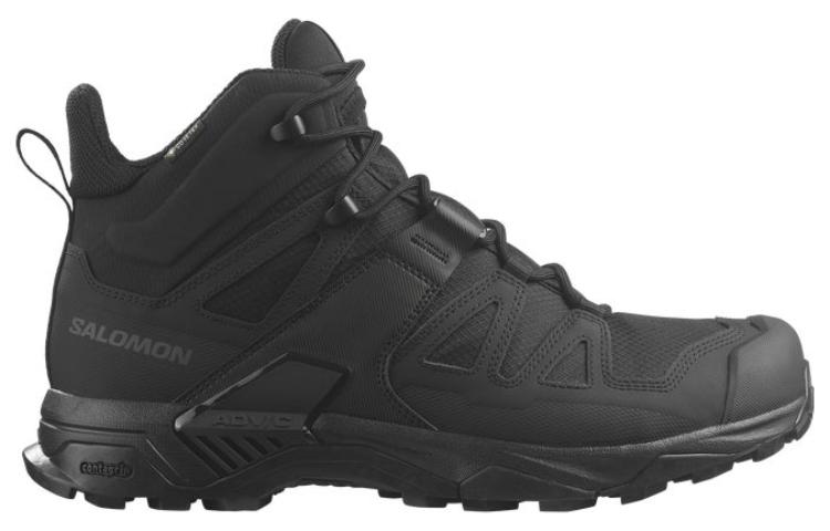 SALOMON X Ultra Forces Mid GTX Anti Slip Wear Resistant Mid Top Outdoor Shoes Unisex Black