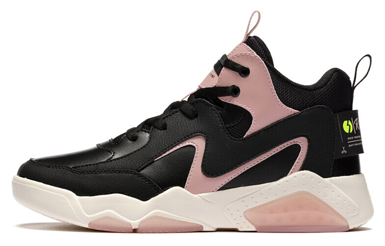 361° Mid Top Skateboard Shoes Women's Black Pink