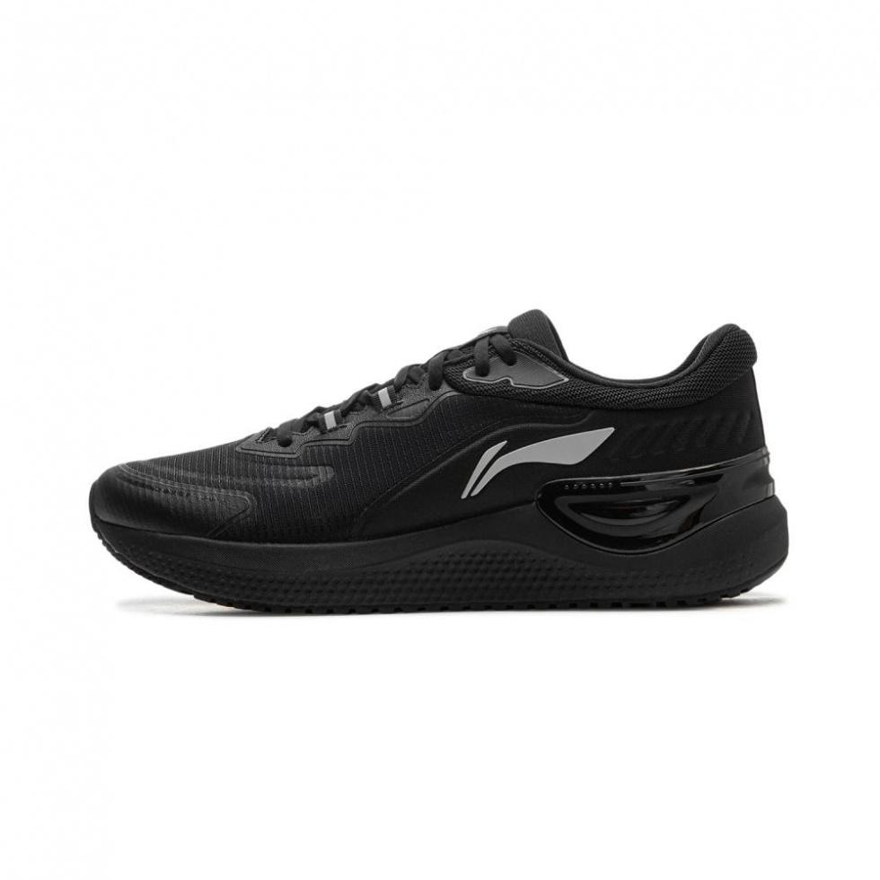 LiNing Eazgo V2 Cushioning Wear-Resistant Rebound Low-Top Running Shoes Men's Black