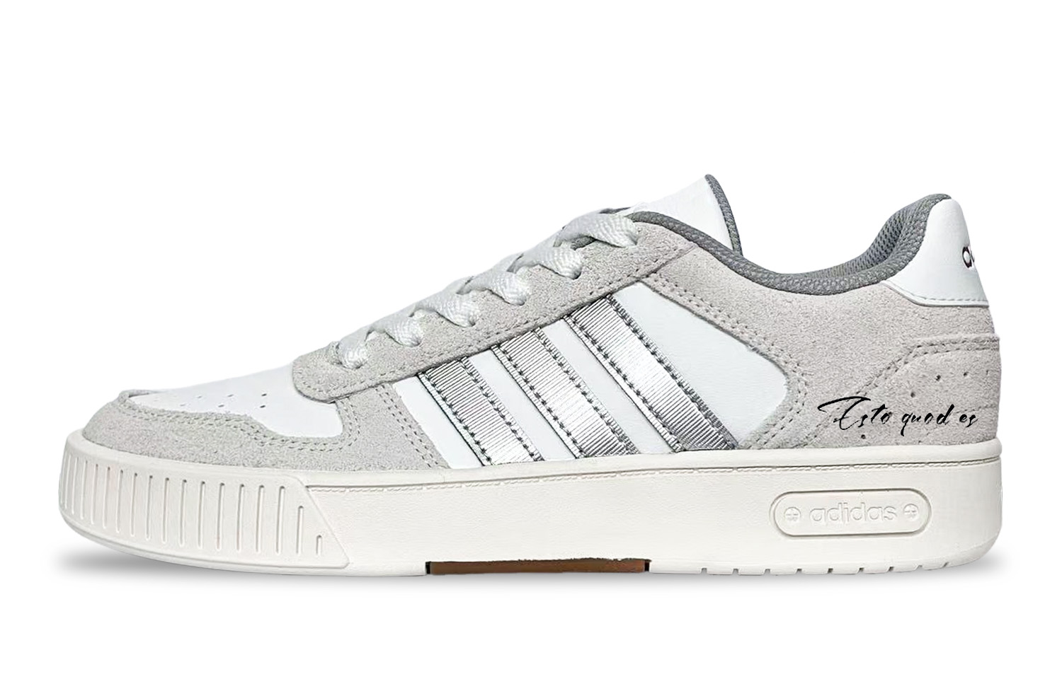 Adidas Neo D PAD Classic Fairyland, Clear Sky Low top Skateboard Shoes Unisex Ecru Silver