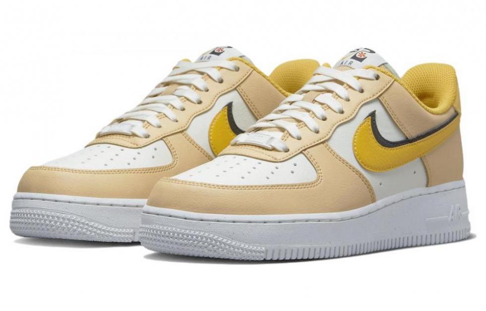 Nike Air Force 1 Low '07 Lx '82 Double Swoosh Sail Yellow Ochre Women's купить в интернет-магазине Yoocart с быстрой доставкой по России.