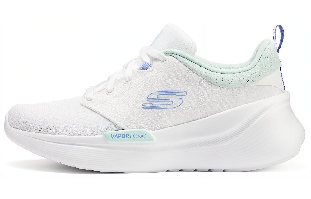 Skechers Low Top Casual Running Shoes Women's White Blue