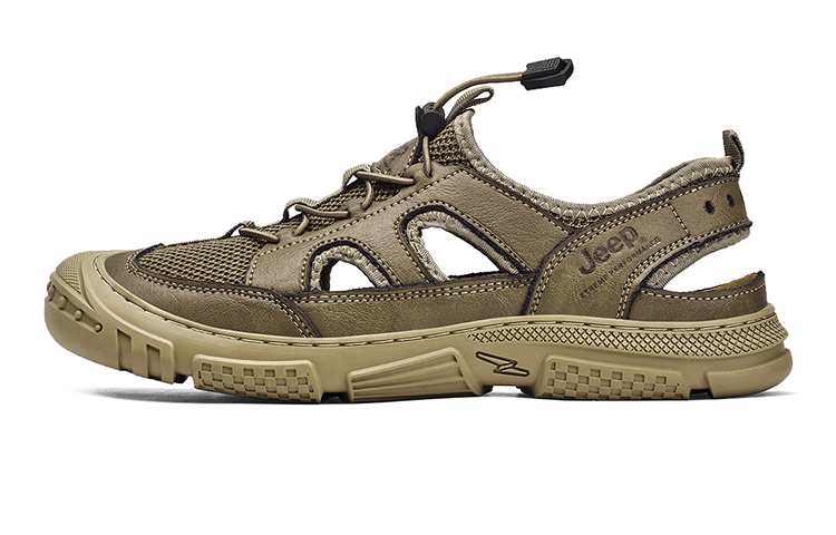 Jeep River Trekking Shoes Men's Khaki