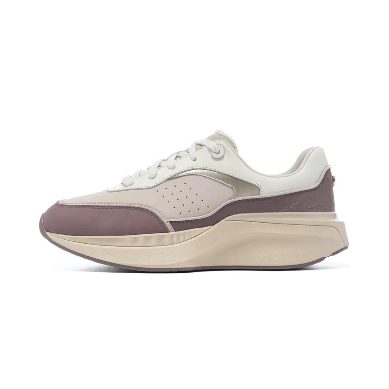 LI-NING 1990 Rebound Lightweight Low-Top Casual Shoes Women's Taupe
