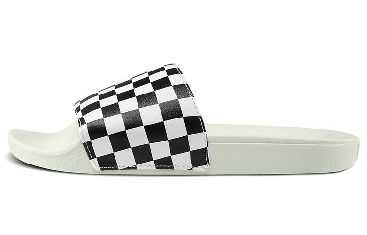 Slide On Women's Vans 'Checkerboard   White Black' Women's