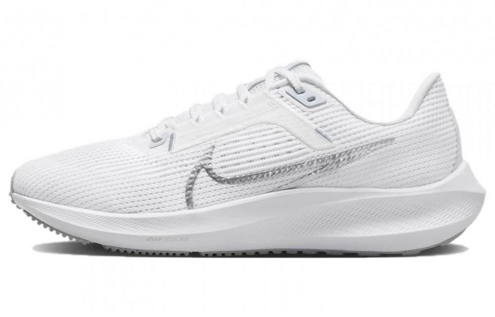 Nike Pegasus 40 White Metallic Silver Women's