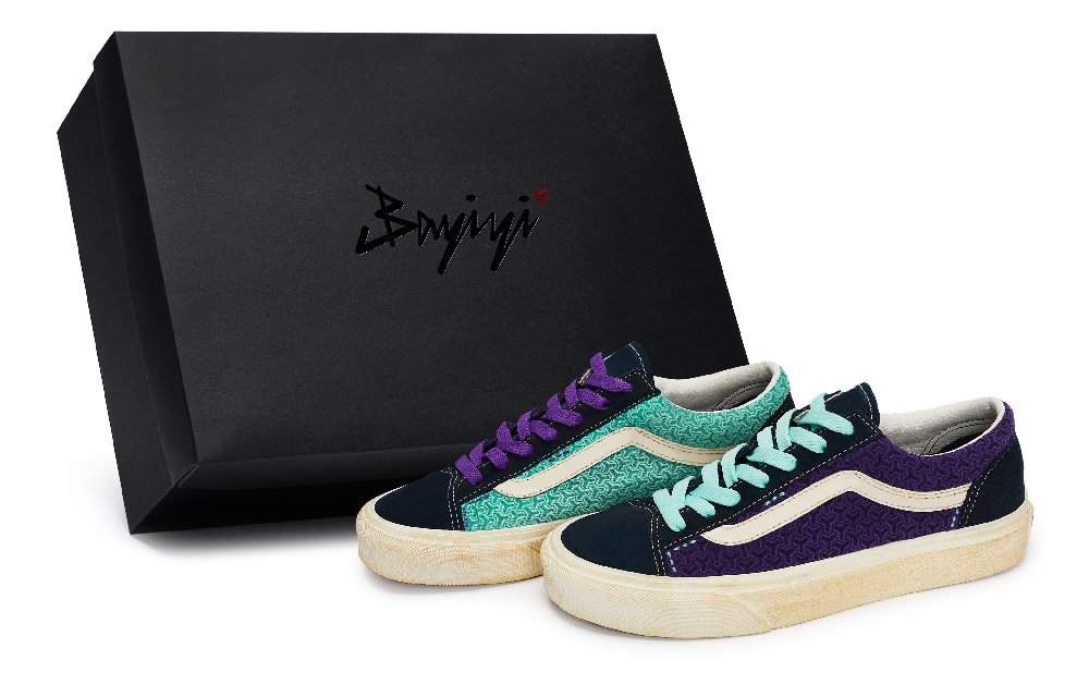 Vans Style 36 Skateboard Shoes Unisex Low top Blue/Purple