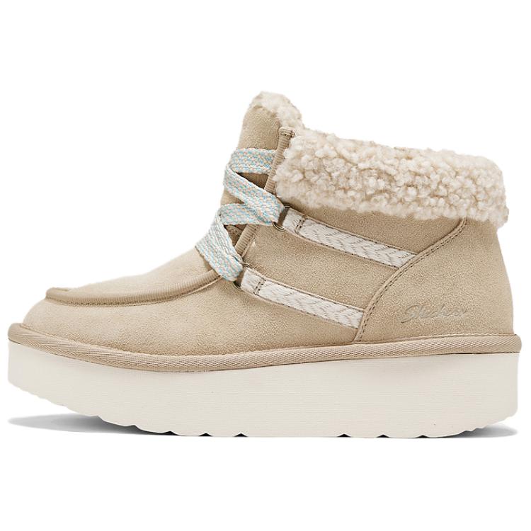 Skechers Thermal Height Increase Crew Snow Boots Women's Sand Yellow