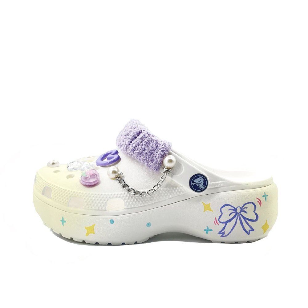 Crocs Classic Platform Clog Clogs Unisex Yellow
