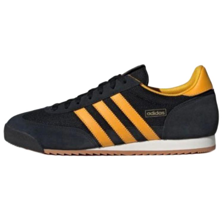 Adidas Originals R71 Anti Slip Wear Resistant Low Top Casual Shoes Unisex Black Yellow