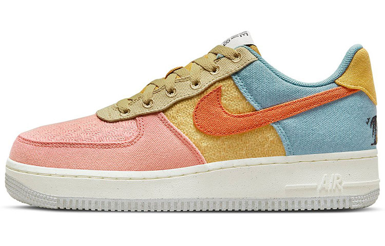 Nike Air Force 1 Low '07 Next Nature Sanded Gold Wheat Grass Light Madder Root Hot Curry Women's