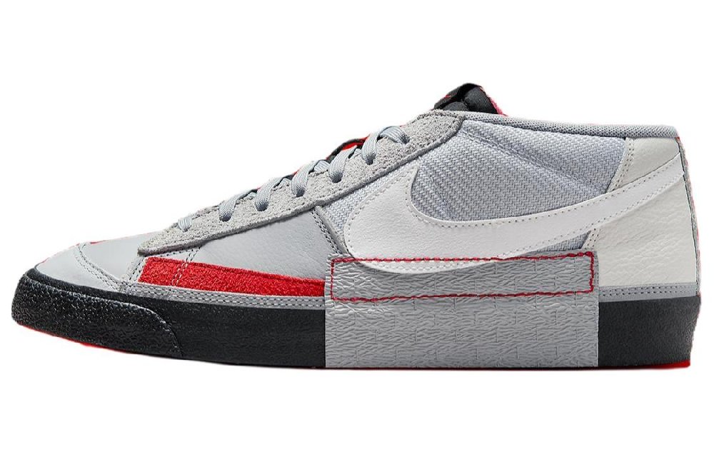 Nike Blazer Low Pro Club 'Wolf Grey University Red'